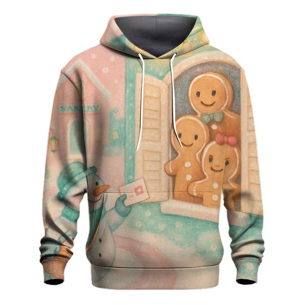 Gingerbread Village Nightwatch embroidered hoodies
