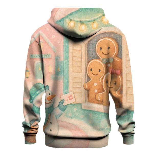 Gingerbread Village Nightwatch embroidered hoodies
