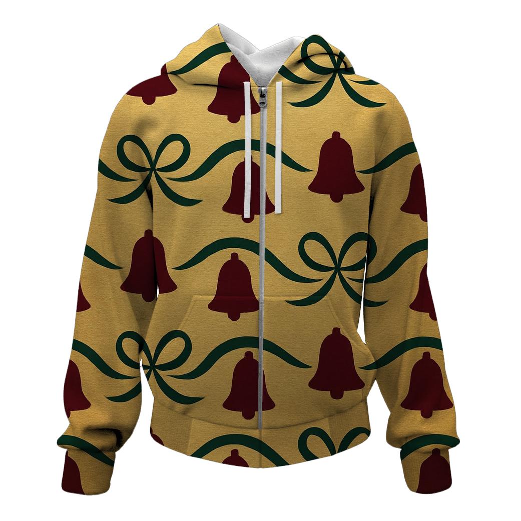 Bell Wave On Golden Background hoodie styles