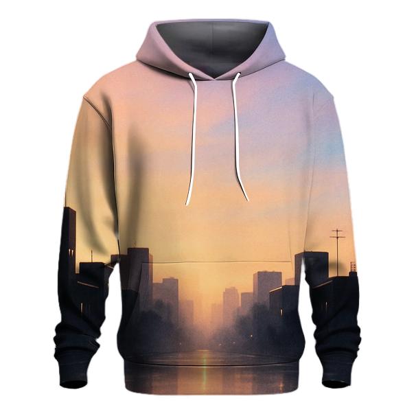 Lavender City Fade custom hoodies