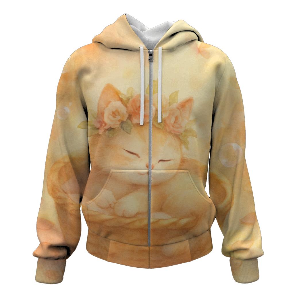 Petal Crown Napping hoodies fashion