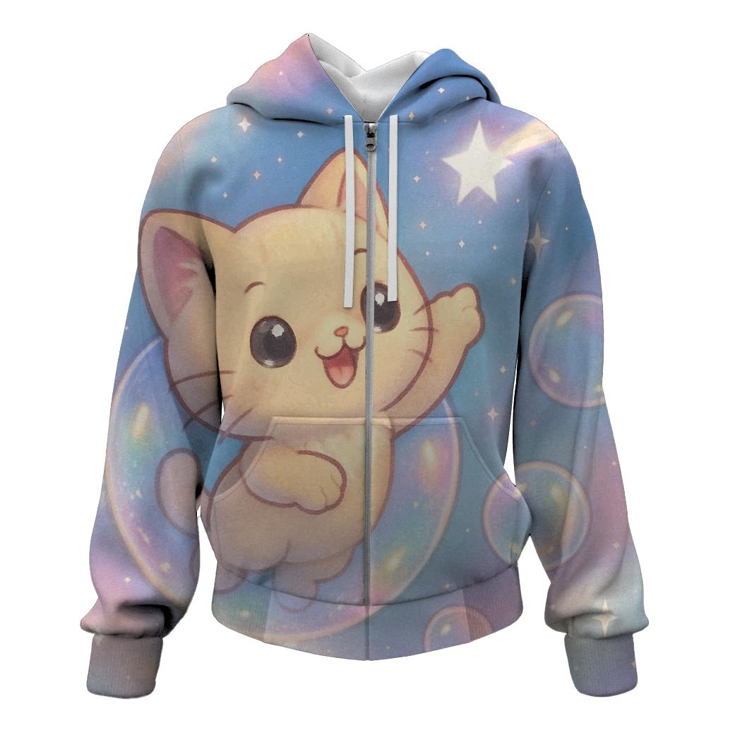 Cosmic Bubble Explorer pullover hoodies