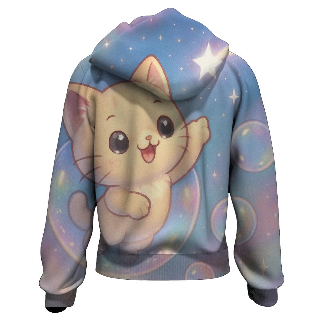 Cosmic Bubble Explorer pullover hoodies
