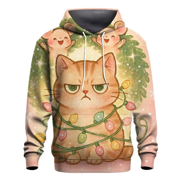 Grumpy Cat In Lights Rebellion pullover hoodies