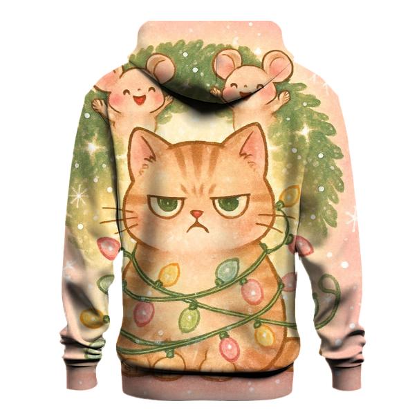 Grumpy Cat In Lights Rebellion pullover hoodies