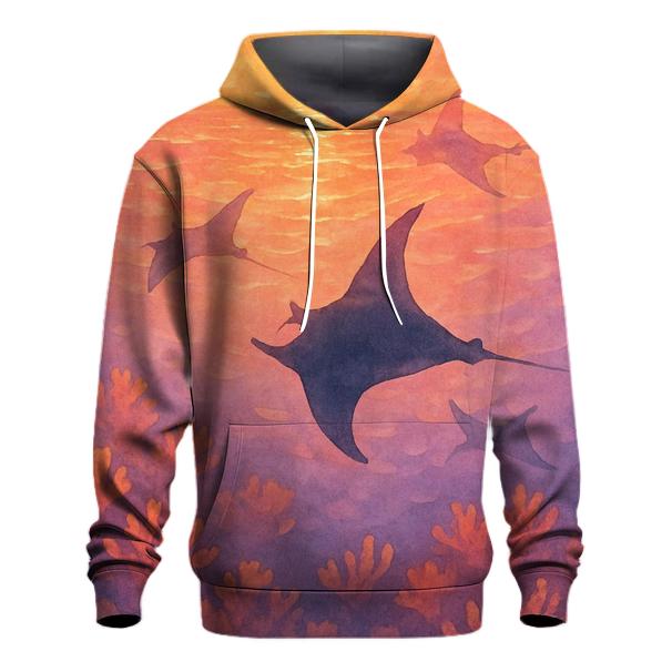 Golden Reef Sundown zip-up hoodies