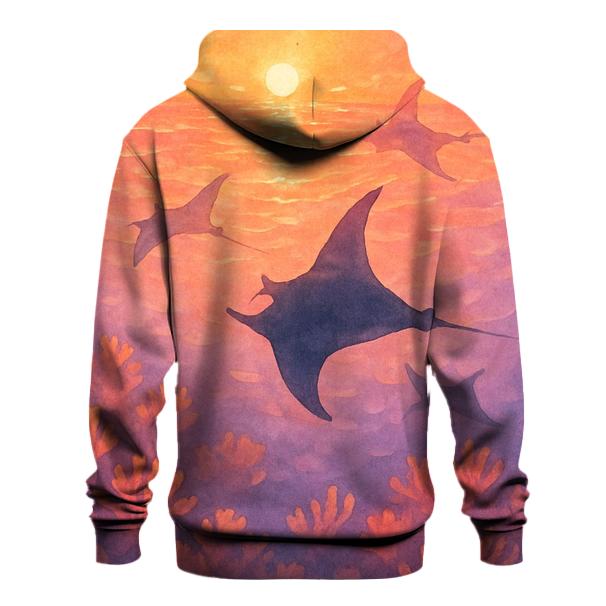 Golden Reef Sundown zip-up hoodies