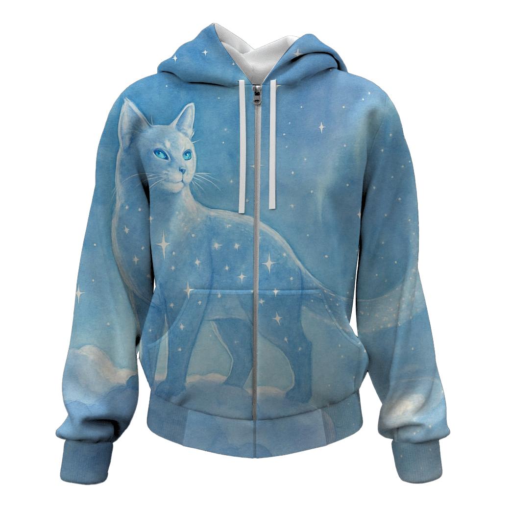 Constellation Guardian Cat hoodies fashion