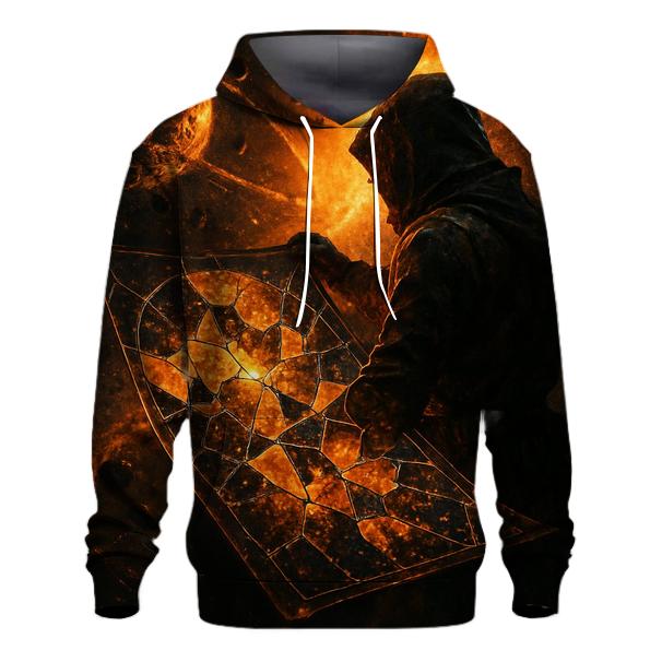 Atlas Of Shattered Worlds embroidered hoodies