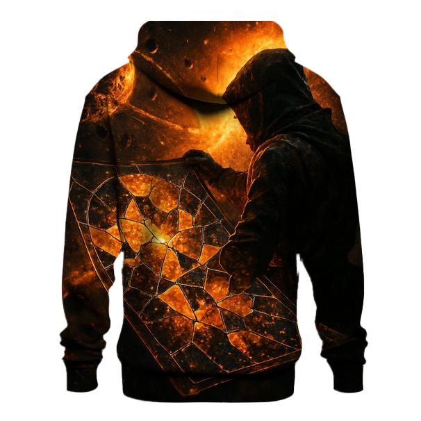 Atlas Of Shattered Worlds embroidered hoodies