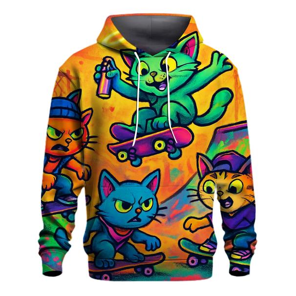 Skater Punk Alley Kittens hoodie styles