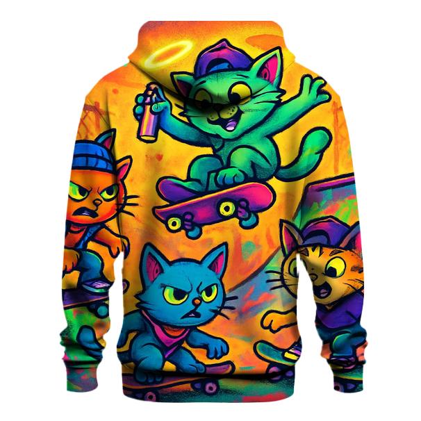 Skater Punk Alley Kittens hoodie styles