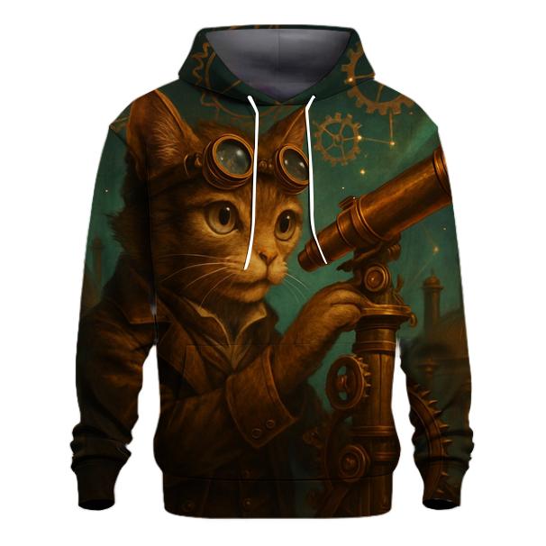 Clockwork Astronomer Cat hoodie trends