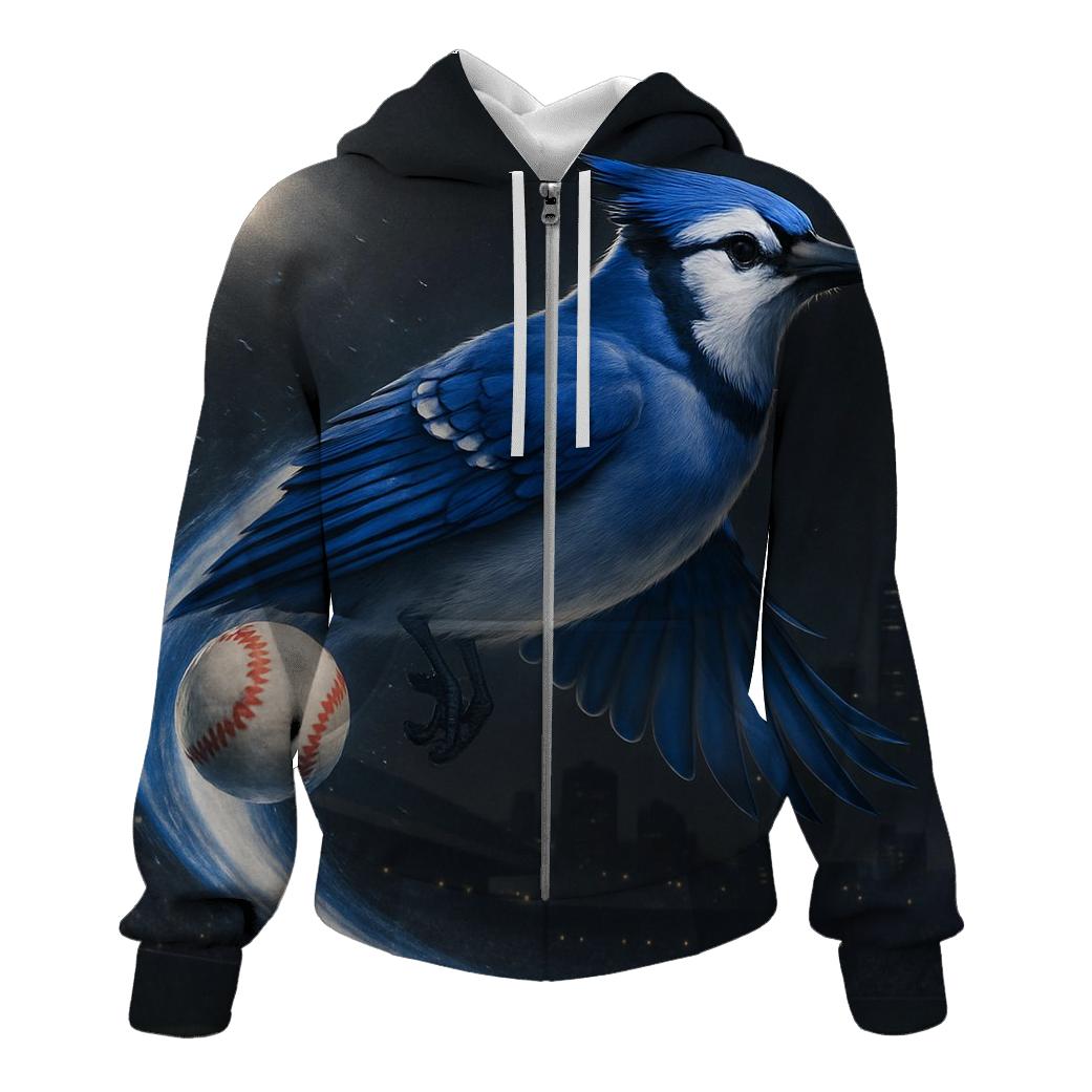 Blue Jays Flight Emblem zip-up hoodies