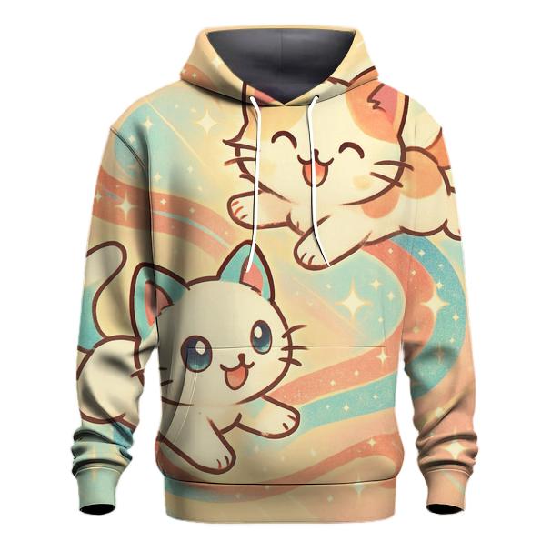 Star Trail Playful Pair zip-up hoodies