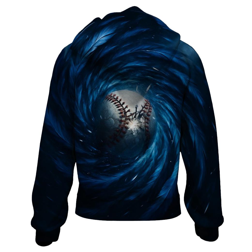 Blue Jays Feather Storm graphic hoodies