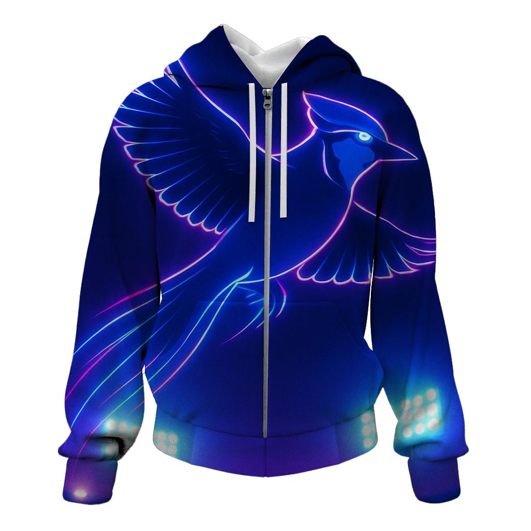 Night Flight Over Stadium Blue Jays printed hoodies