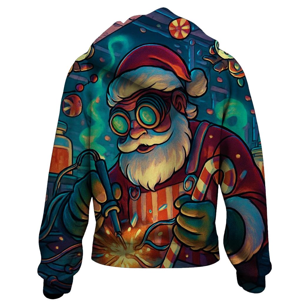 Candy Circuit Santa hoodie designs