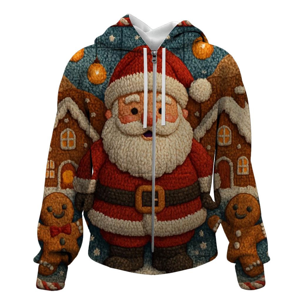 Gingerbread Workshop Santa hoodies fashion