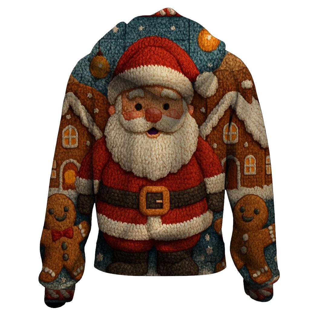 Gingerbread Workshop Santa hoodies fashion