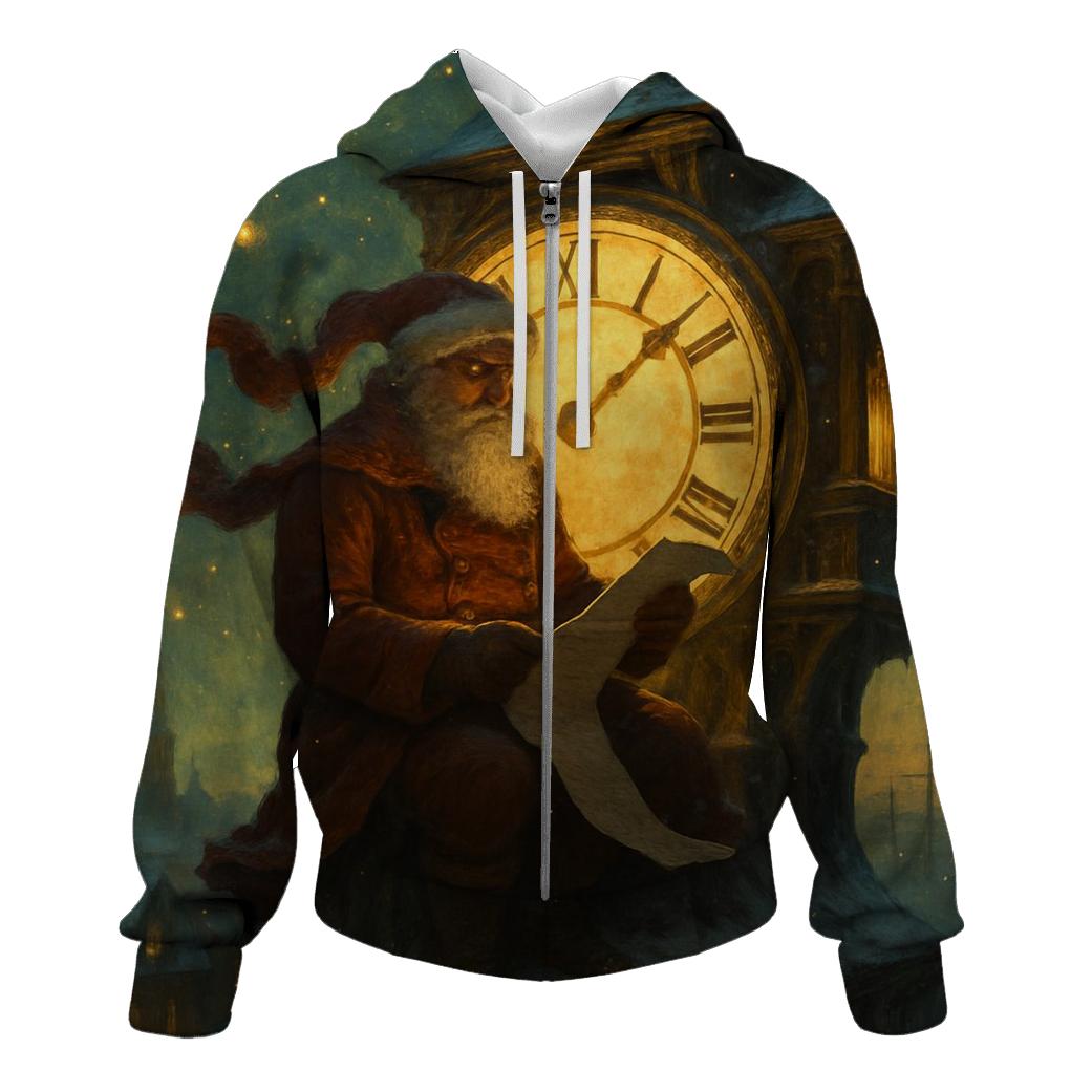 Clocktower Midnight Santa custom hoodies