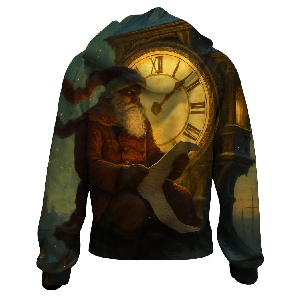 Clocktower Midnight Santa custom hoodies