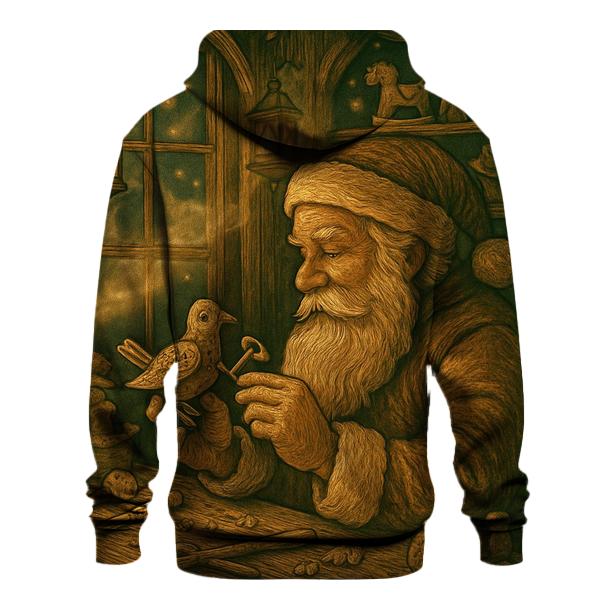 Woodland Toymaker Santa zip-up hoodies