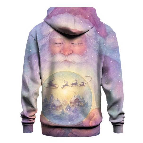 Pocket Planet Santa designer hoodies