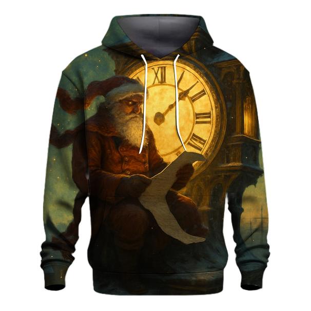 Clocktower Midnight Santa lightweight hoodies