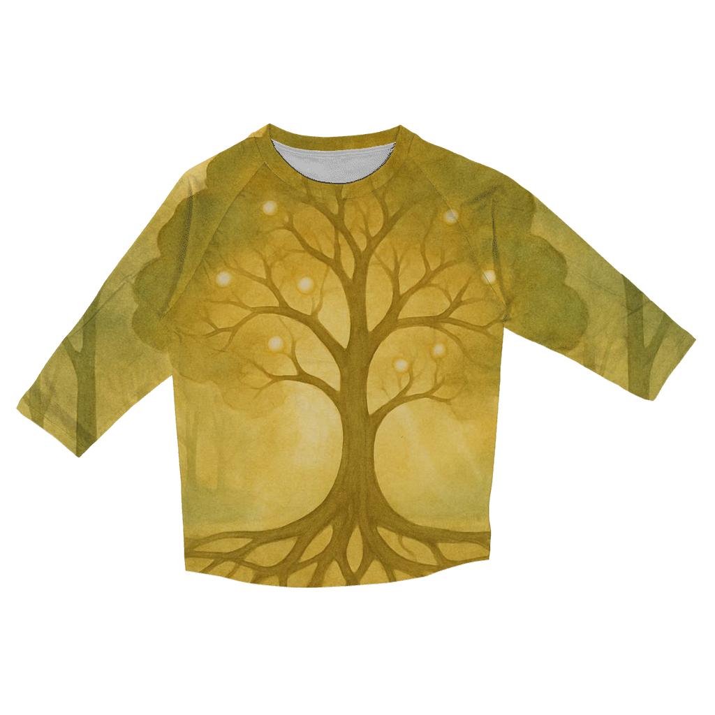 Luminous Grove cotton quarter sleeve shirts