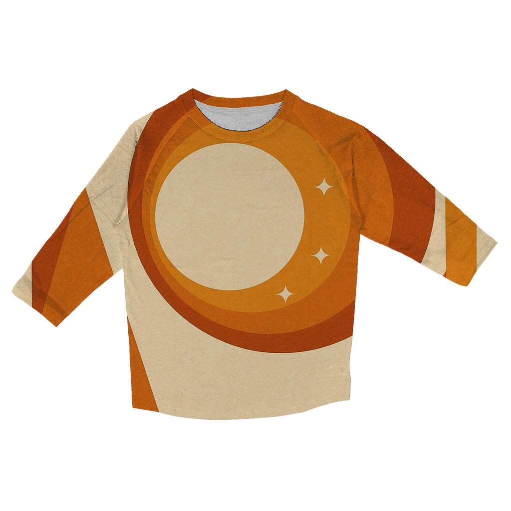 Harvest Moon Geometry trendy 3/4 sleeve tops