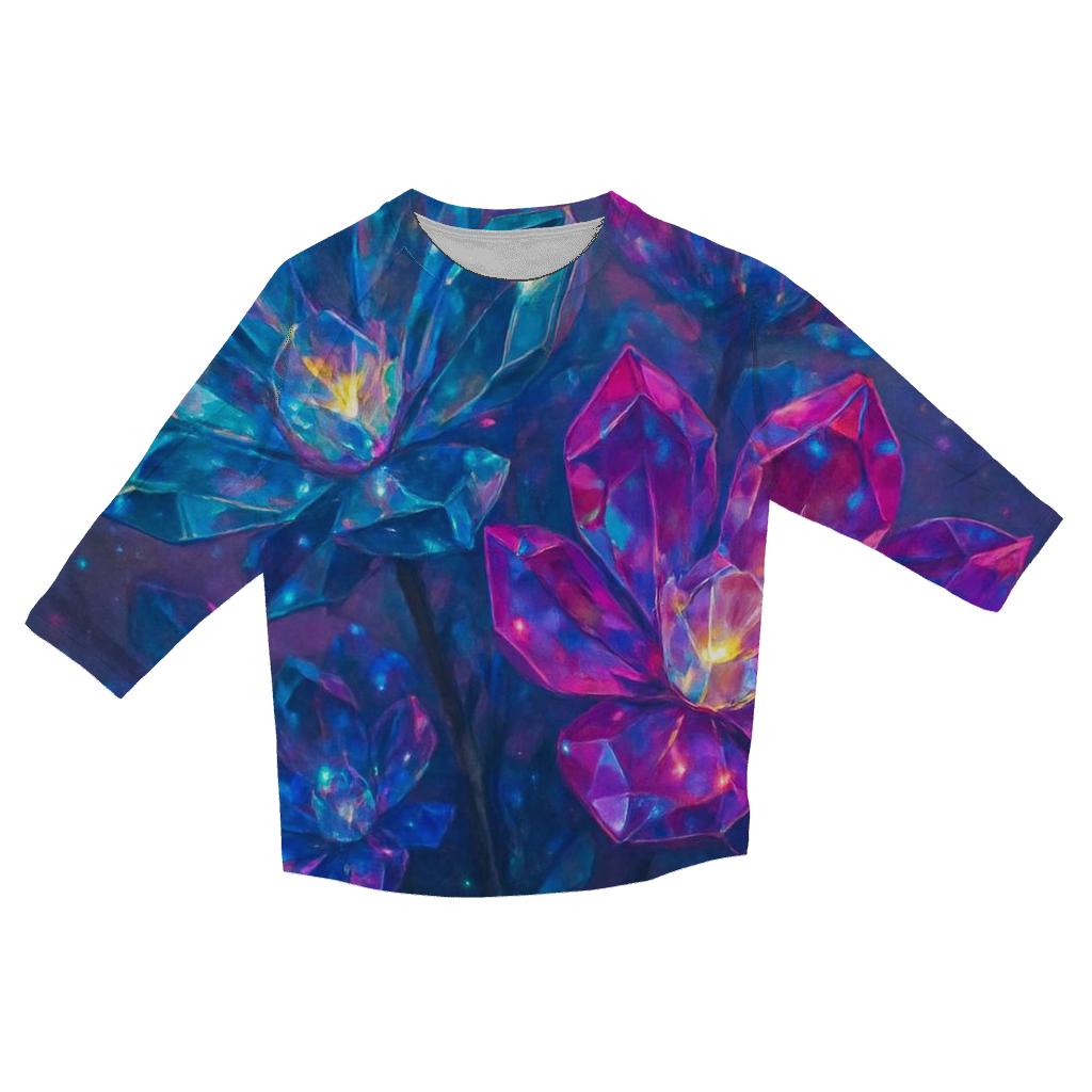 Prism Petals personalized 3/4 sleeve tees