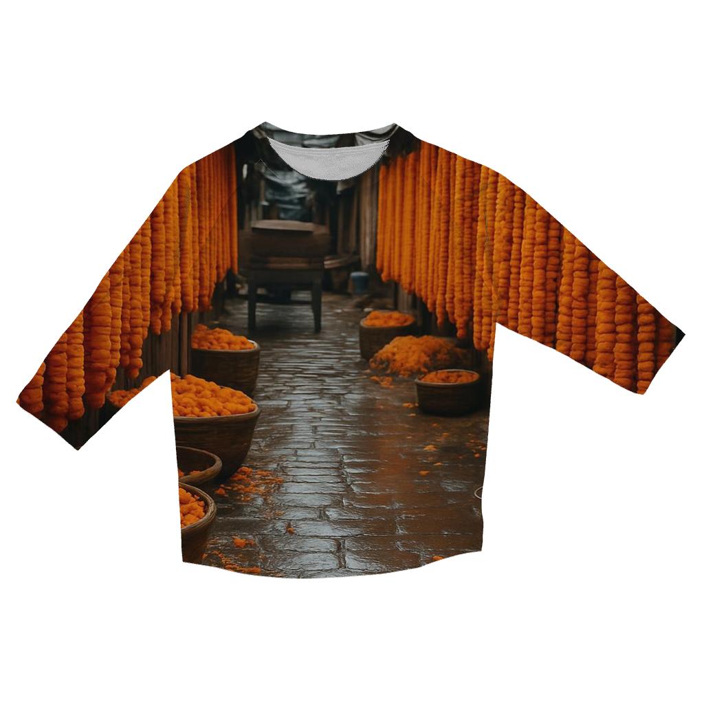 Monsoon Marigold Alley custom 3/4 sleeve shirts