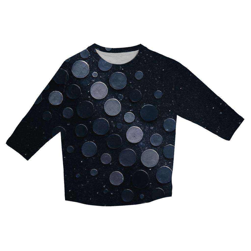 Midnight Sequins cotton quarter sleeve shirts