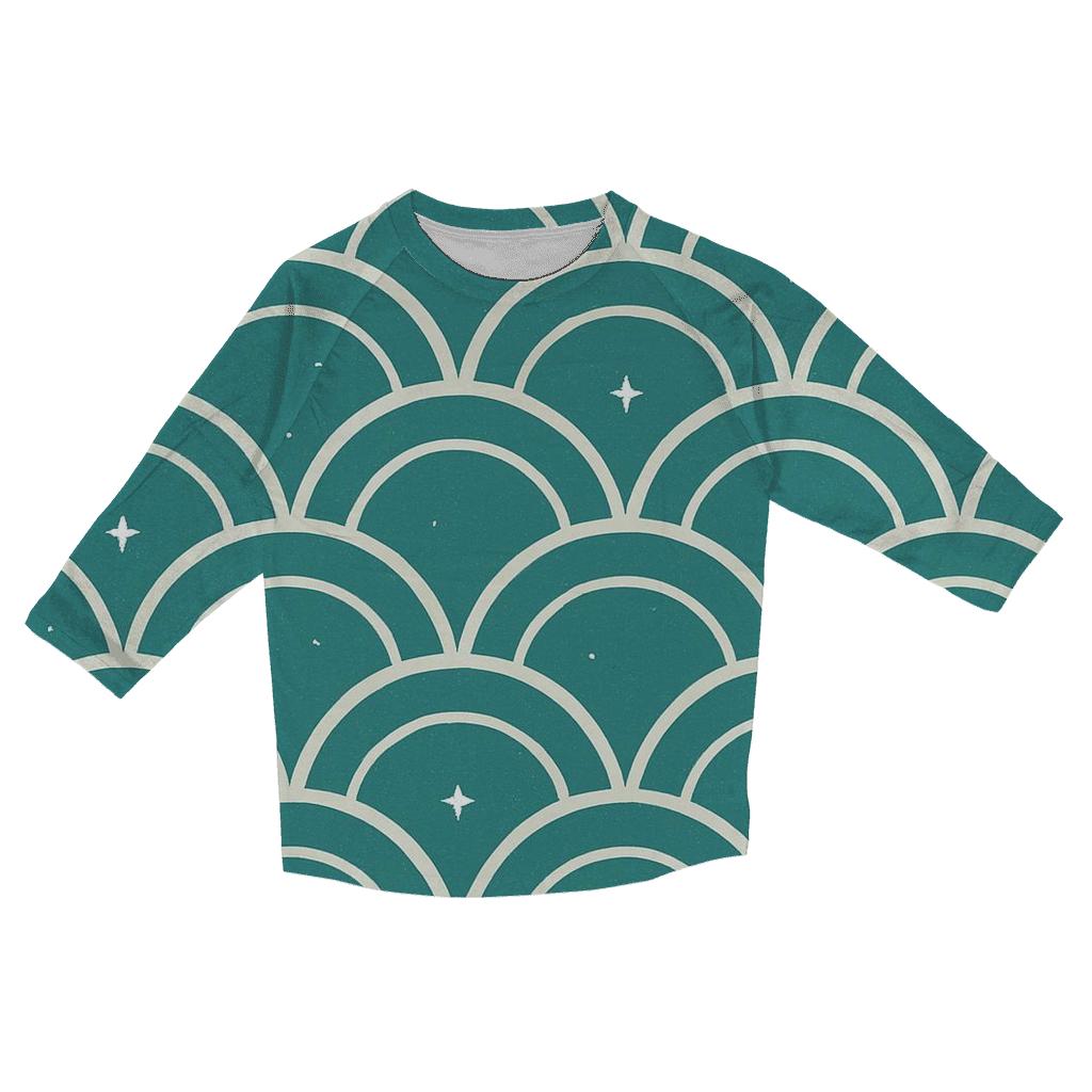 Gravitational Lens Arc Grid cotton quarter sleeve shirts