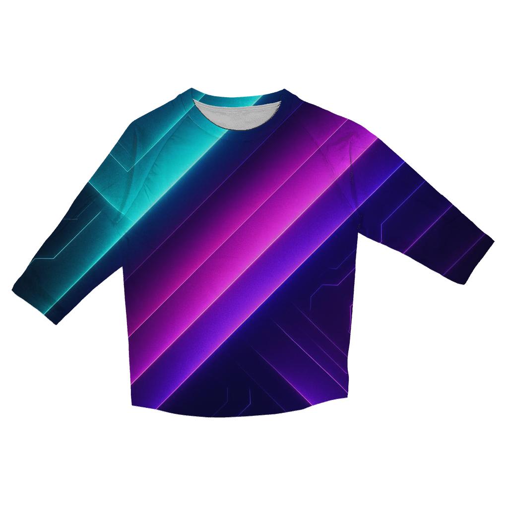 Circuit Neon Flow casual three quarter sleeve shirts