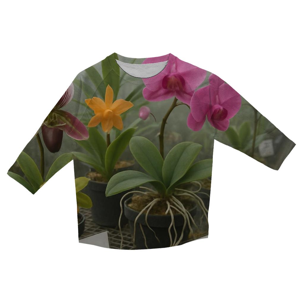 Greenhouse Orchid Conservation Rack trendy 3/4 sleeve tops