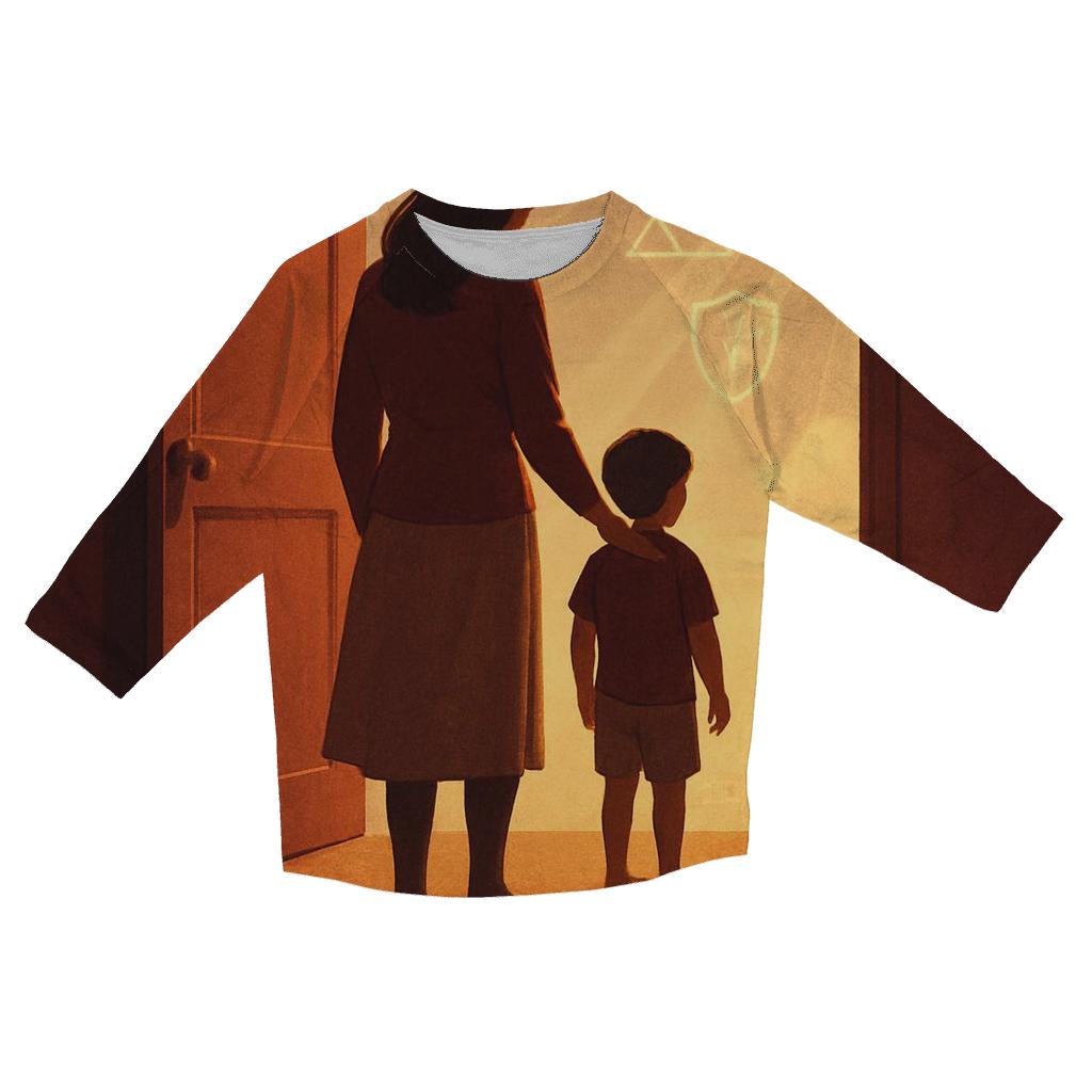 Guardian Of Quiet Courage fashion 3/4 sleeve shirts