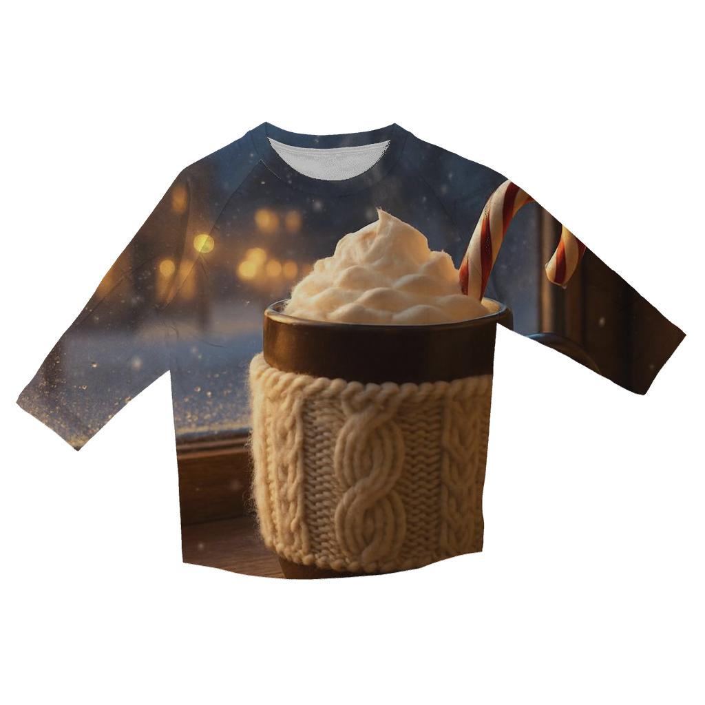 Window Cocoa Village fashion 3/4 sleeve shirts