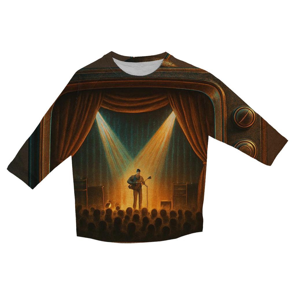 Retro TV Soundstage personalized 3/4 sleeve tees