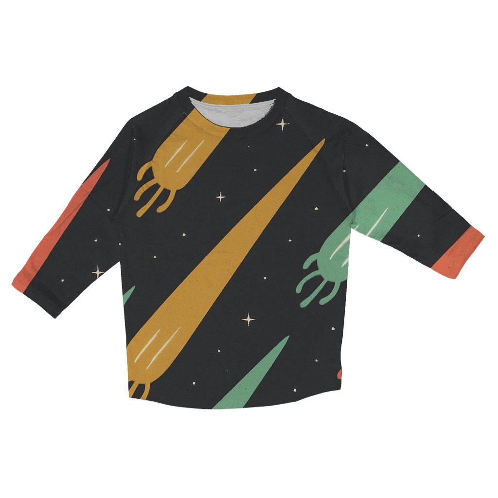 Meteor Curtain Sequence stylish quarter sleeve tops