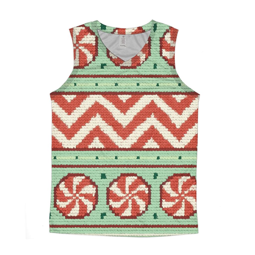 Pixel Peppermint Ridge Design designer workout tanks