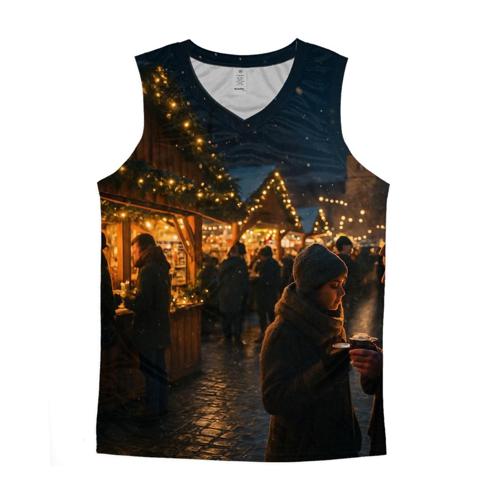 Village Market Night custom tank tops