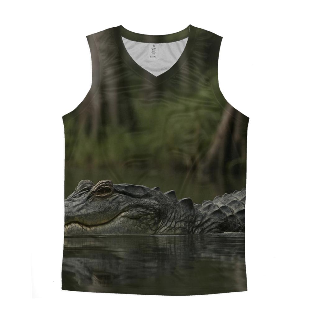 Marshway Ambush — American Alligator casual summer tank tops
