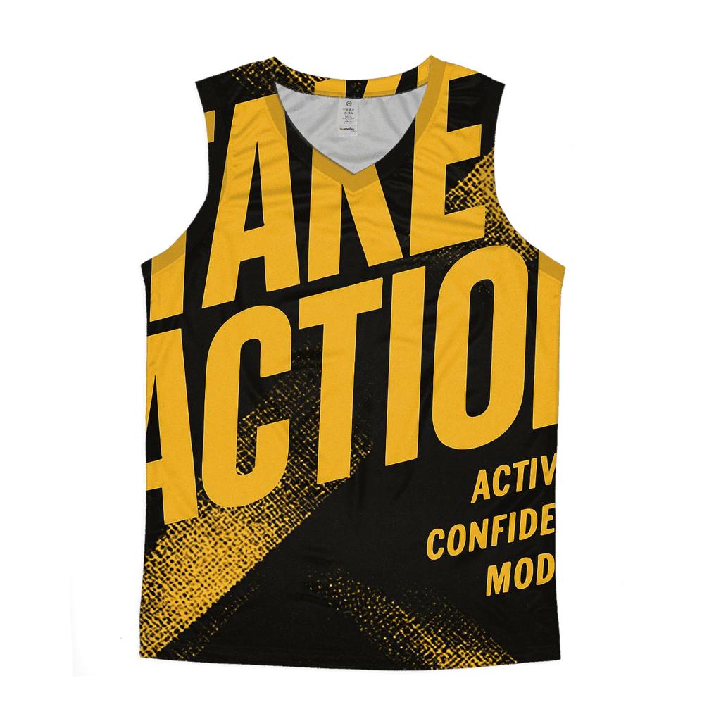 Bold Typography Empowerment designer workout tanks