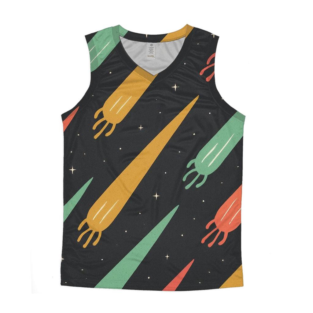 Meteor Curtain Sequence trendy fitted tank tops