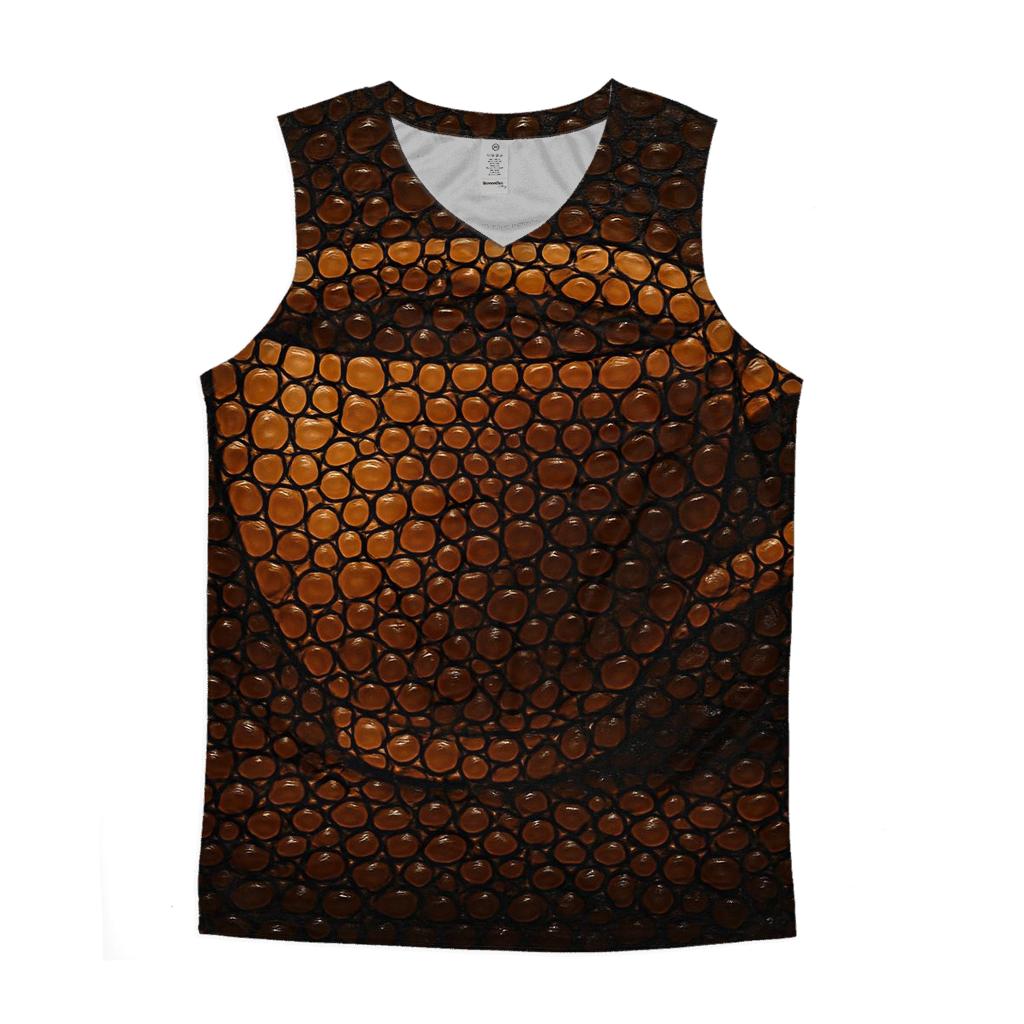 Espresso Droplet Mosaic casual summer tank tops