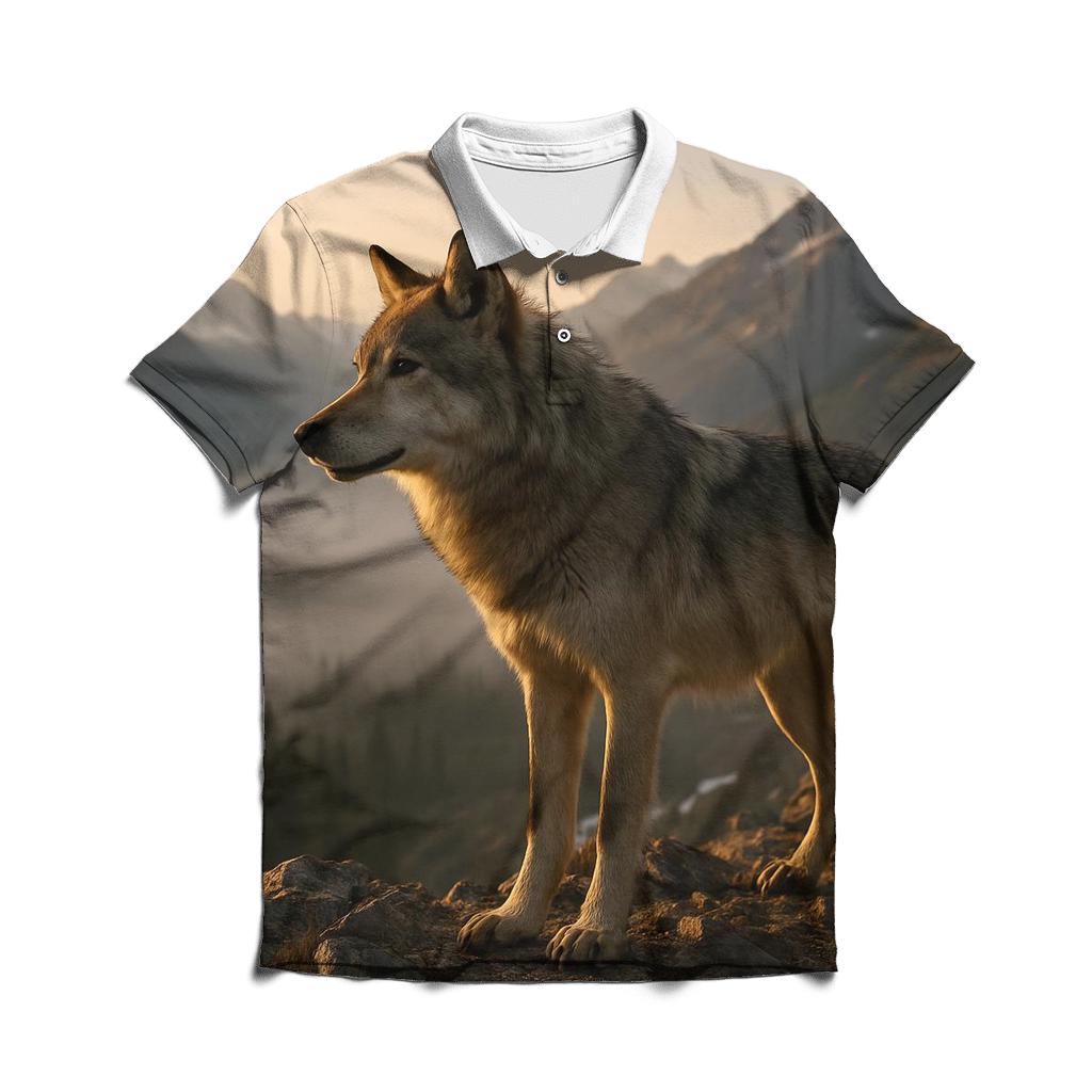 Mountain Alpha Watch stylish collar polo tees