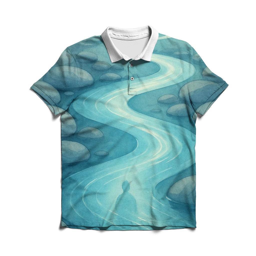 Flowing Passage branded logo polo shirts