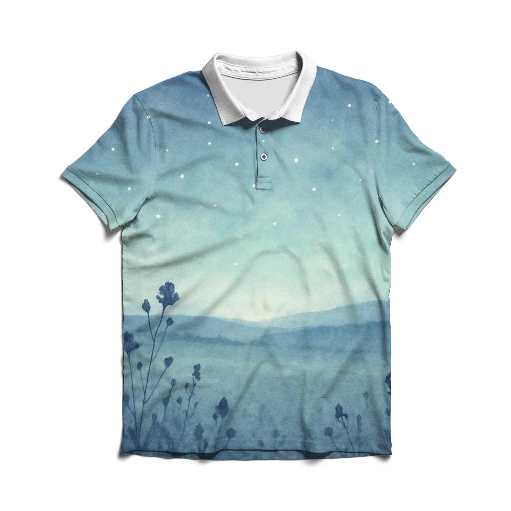 Starlit Meadow classic pique polos